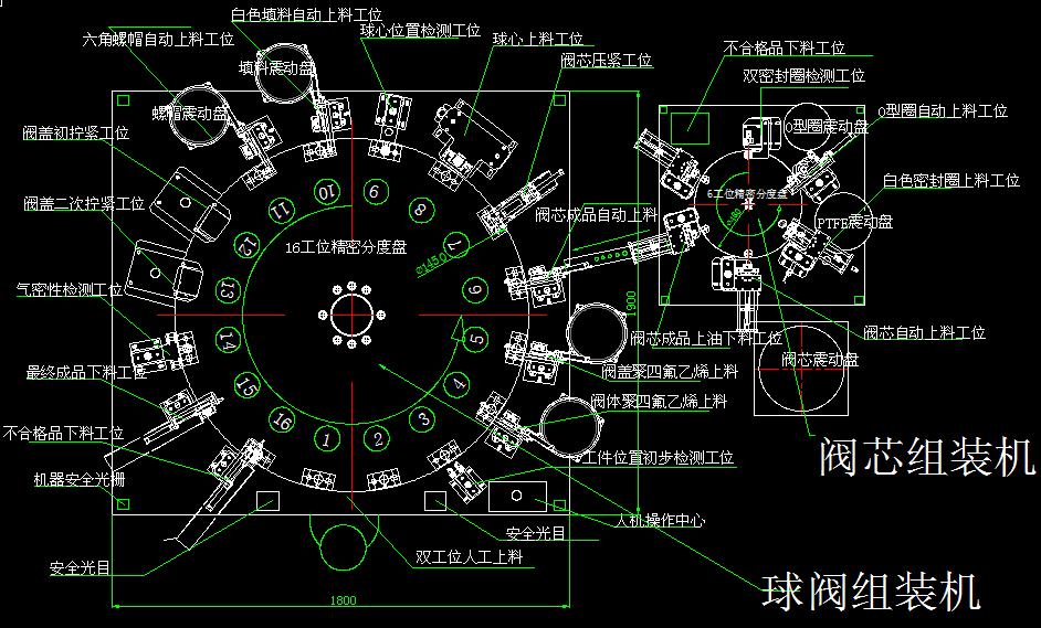 球阀自动组装机(全自动装配生产线) 球阀自动组装机(全自动装配生产线)